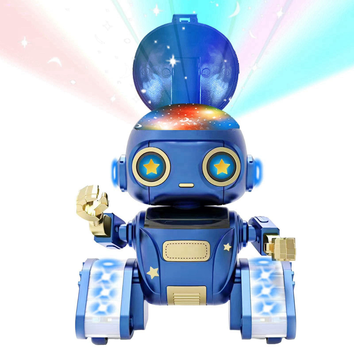 Aikmi Robot Toys for Kids 4-12, RC Robot w/Projector Night Light, Gesture – alternate angle
