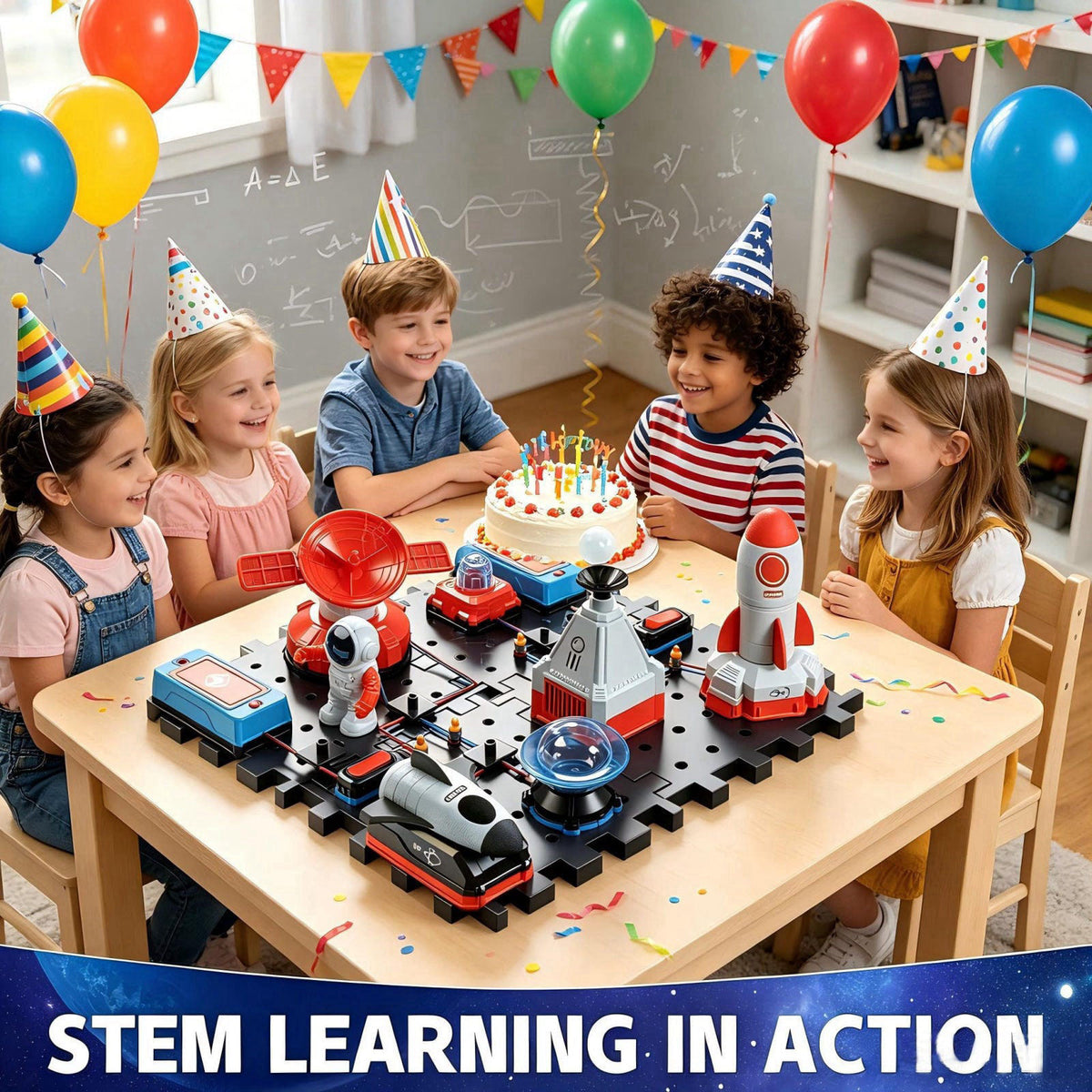 AUQBYRD STEM Electronics Circuit Kit for Kids Ages 6+, 35 Pieces, 200+ Projects – alternate angle