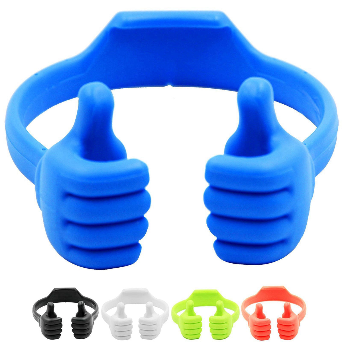 Thumbs-up Cell Phone Stand, Honsky Pack of 5 Universal Flexible Multi-Angle Cute Desk Phone Holder, Compatible with Tabl