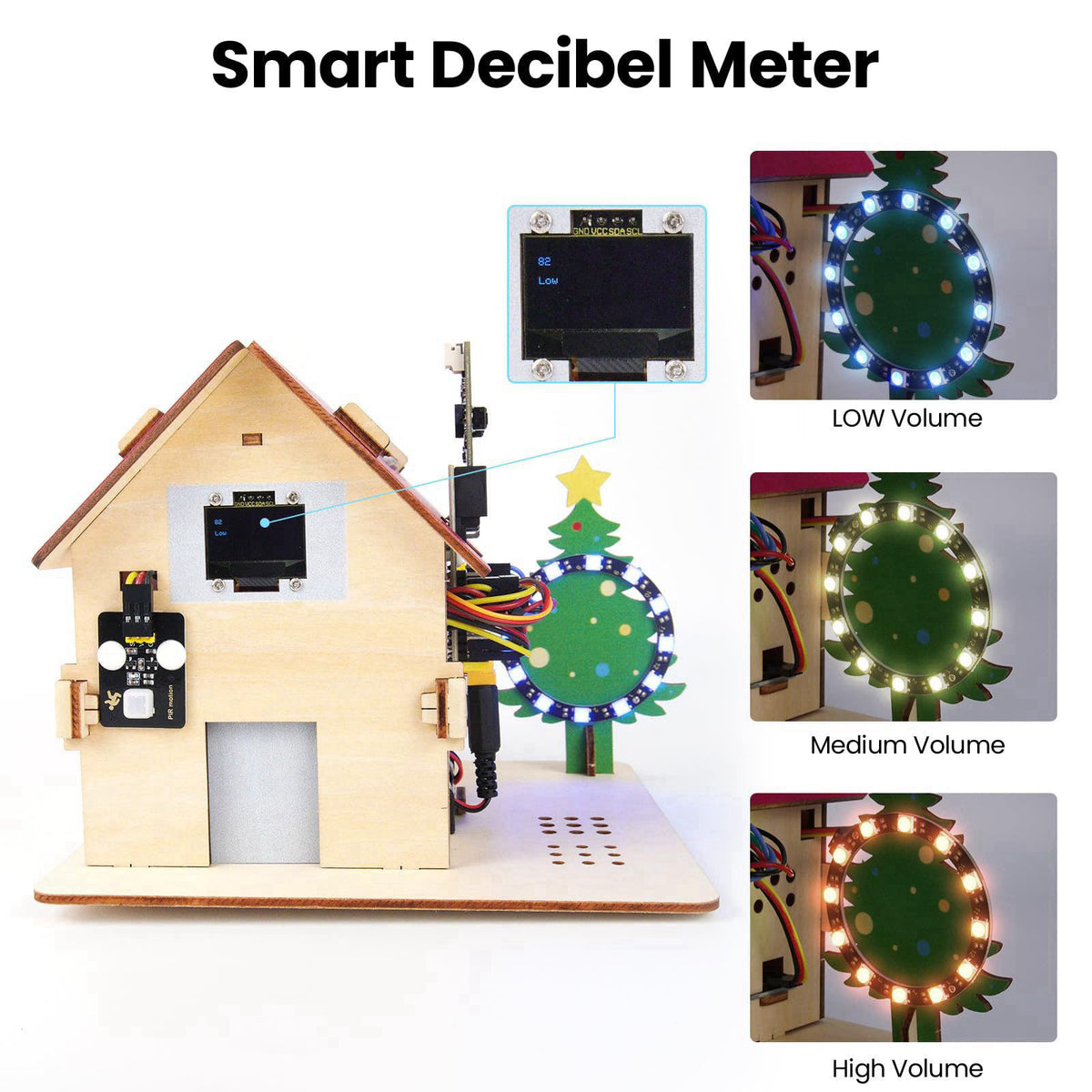 HOLASMART Microbit Smart Home Kit for Microbit V1 and V2,Electronics DIY Home Automation Coding Kit,STEM Educational Set