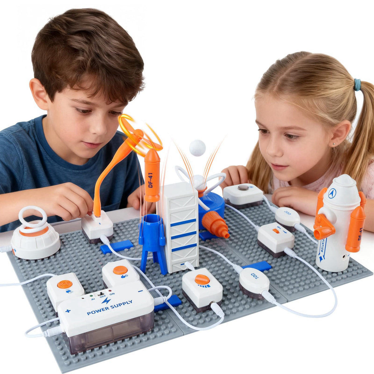 TINYLENS Science Kits for Kids, Space Theme Circuit Exploration Kits with 300+ Projects & Voice Control, STEM Toys Elect
