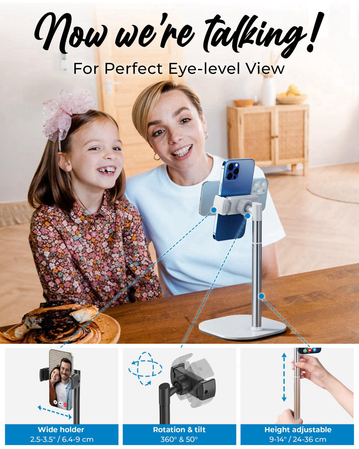 Cooper Cases Kid's Entertainment & Connectivity Bundle: Cooper Dynamo iPad Stand + ChatStand Phone Stand - Compatible wi