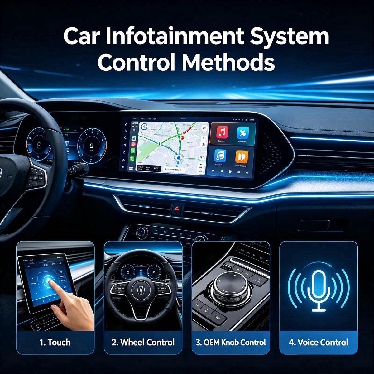 YFDUNV Wireless CarPlay Adapter,Supports iPhone & Android Phones – alternate angle