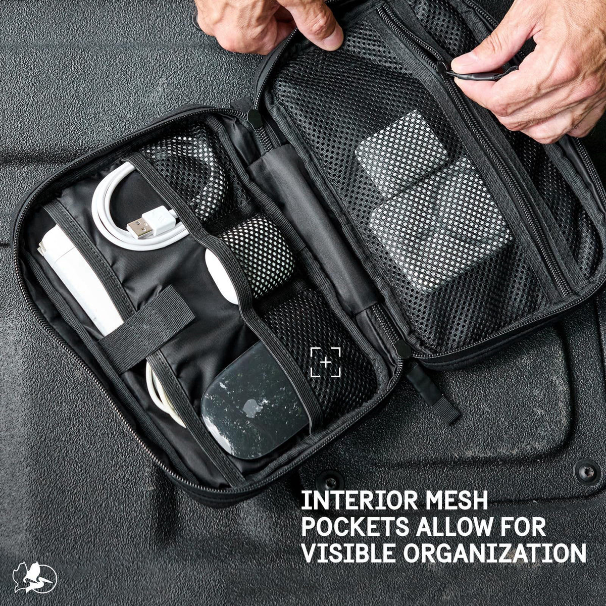 Pelican Electronic Organizer Travel Case w Hidden AirTag by Premium Selection — view 3