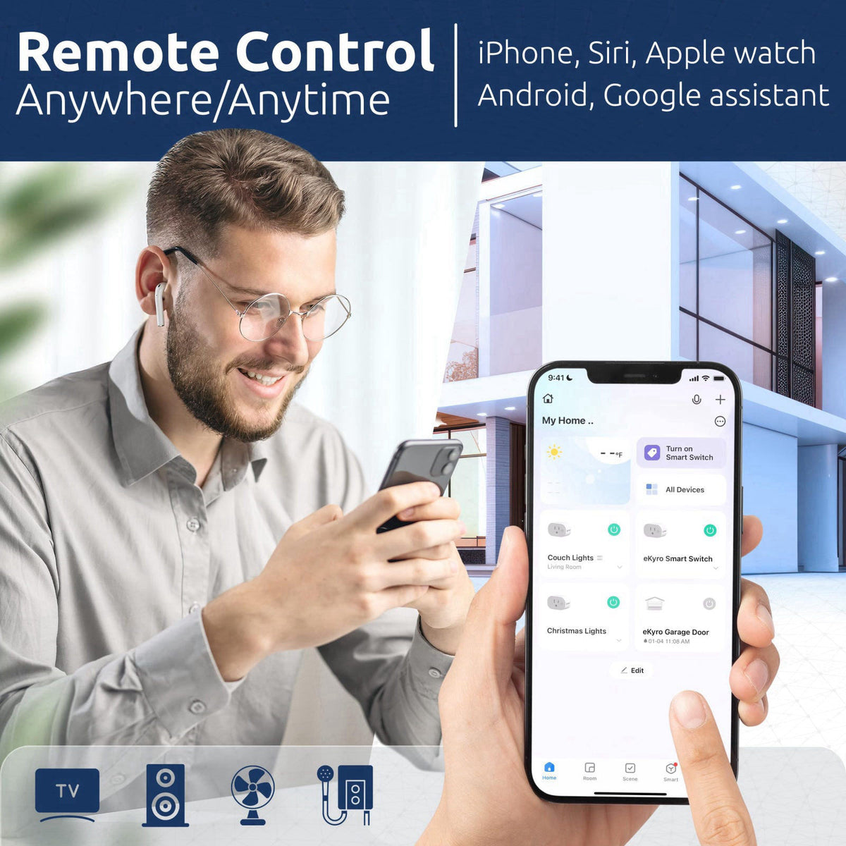 eKyro – Outlet Switches on display
