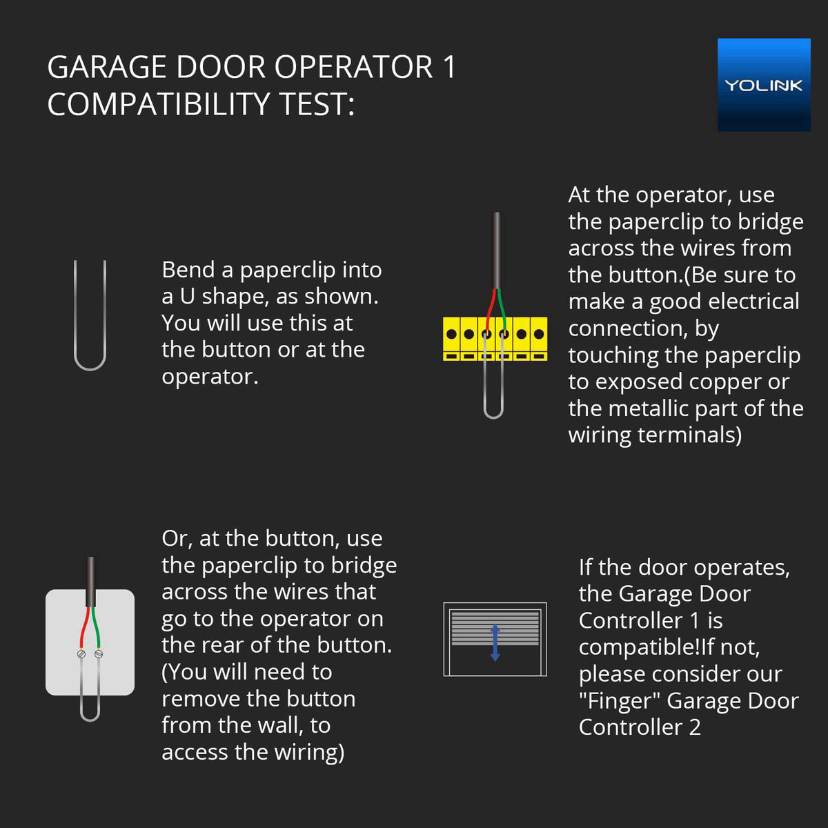 YoLink Garage Door Kit: Controller + Sensor + Hub – close-up detail