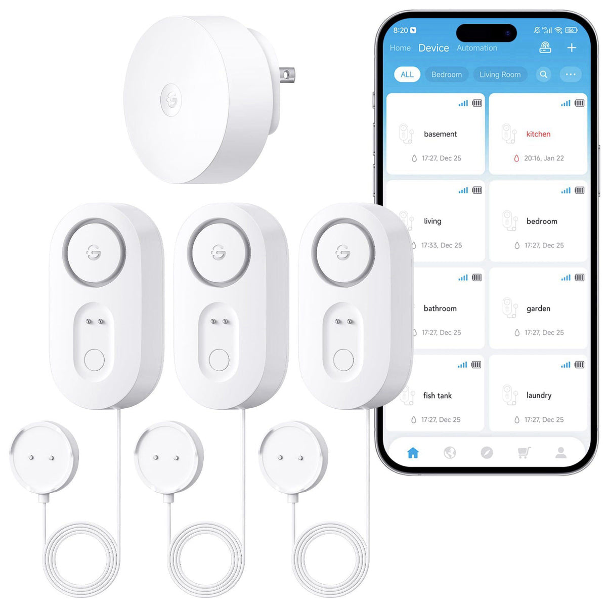 GoveeLife – Water Detectors &amp; Alarms on display