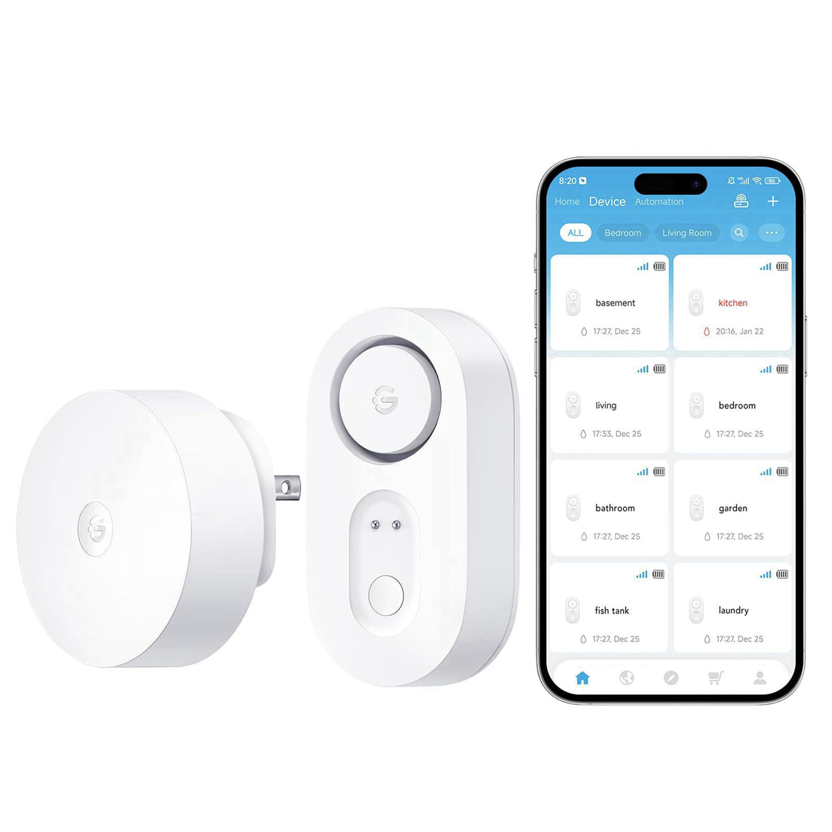 GoveeLife – Water Detectors &amp; Alarms on display