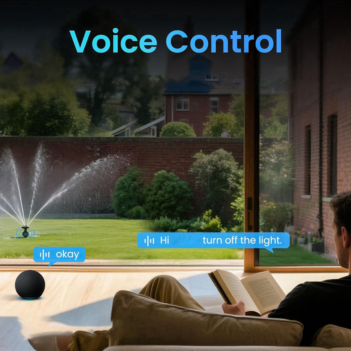 LICAEVEY Outdoor WiFi Junction Box 16A, IP67 Water Proof Smart Timer Switch with APP Control, for Pool Lights Pathway Li
