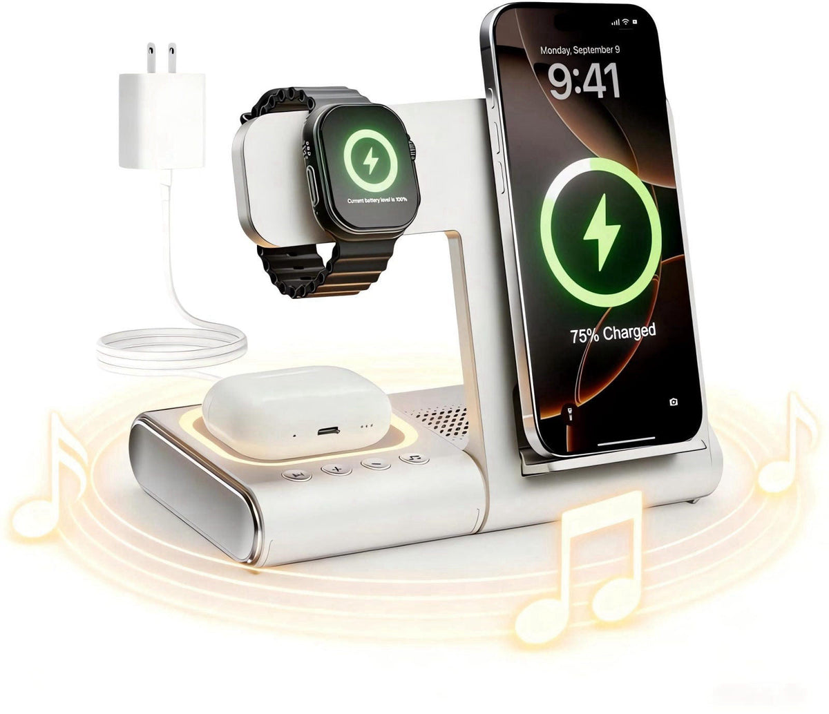 BLKE Pro – Wireless Chargers on display