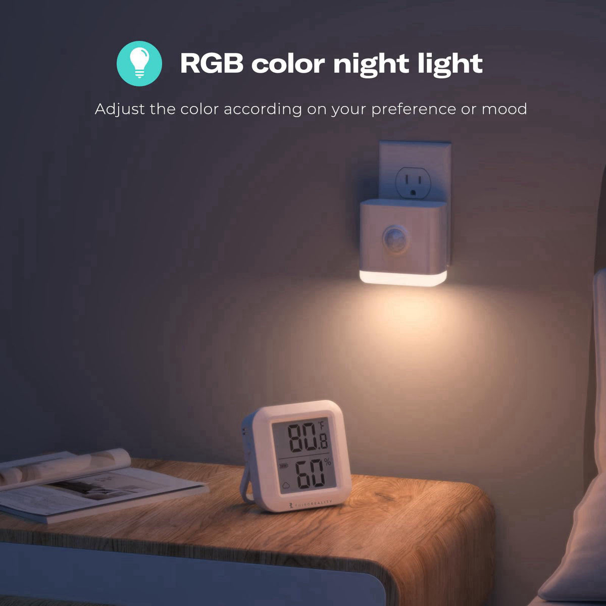 THIRDREALITY Multi-Function Night Light, Zigbee Repeater, 3-in-1 Combines a Motion Sensor, a Illumination Sensor and RGB