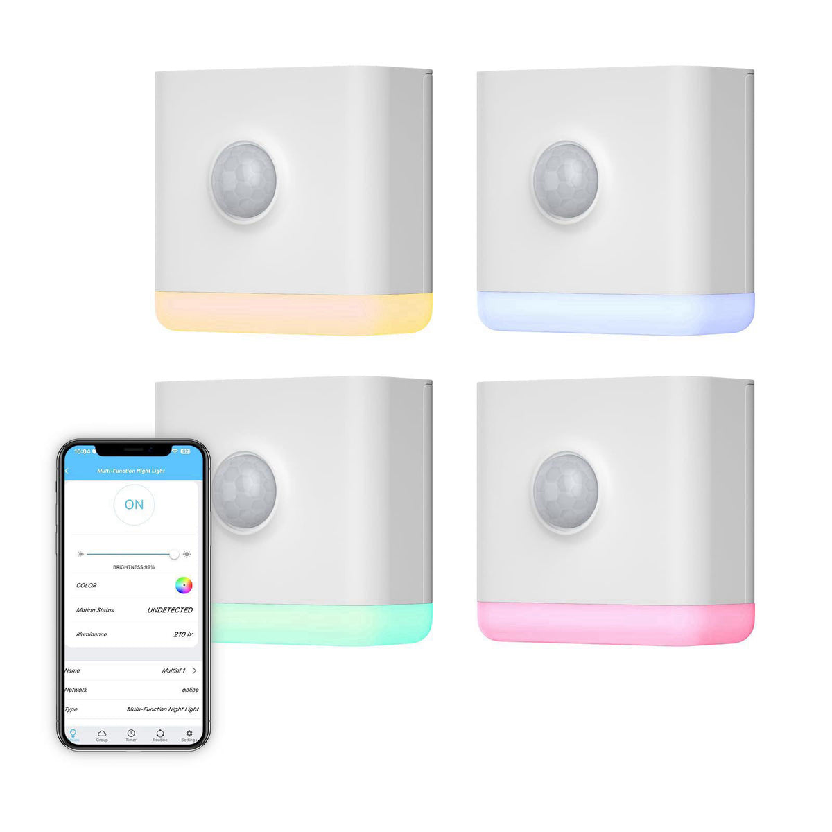THIRDREALITY Multi-Function Night Light, Zigbee Repeater, 3-in-1 Combines a Motion Sensor, a Illumination Sensor and RGB