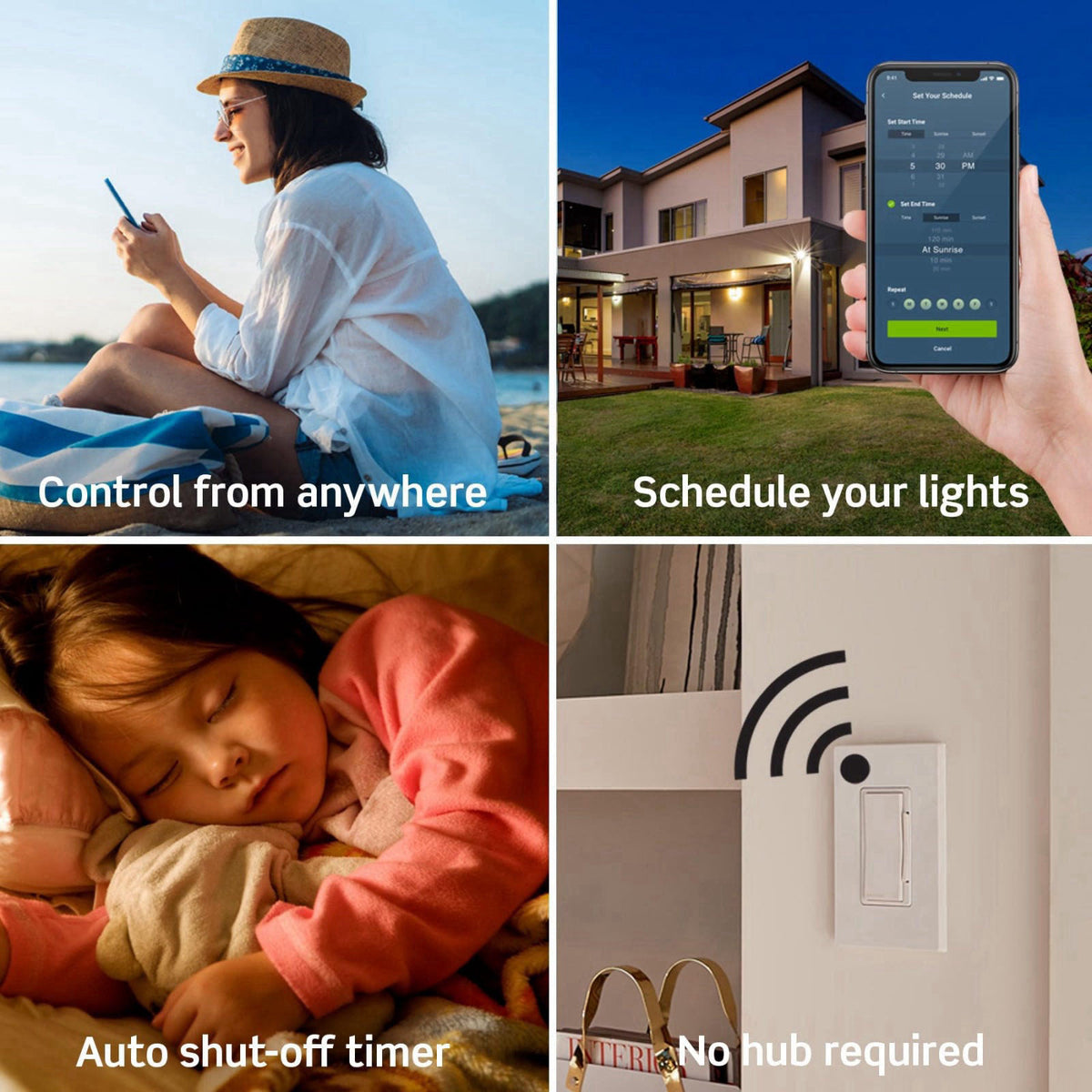 Leviton Decora Smart Switch, Wi-Fi, D315S-1RW, White – packaging and label
