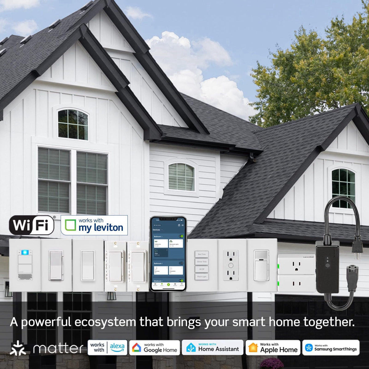 Leviton – Dimmer Switches on display