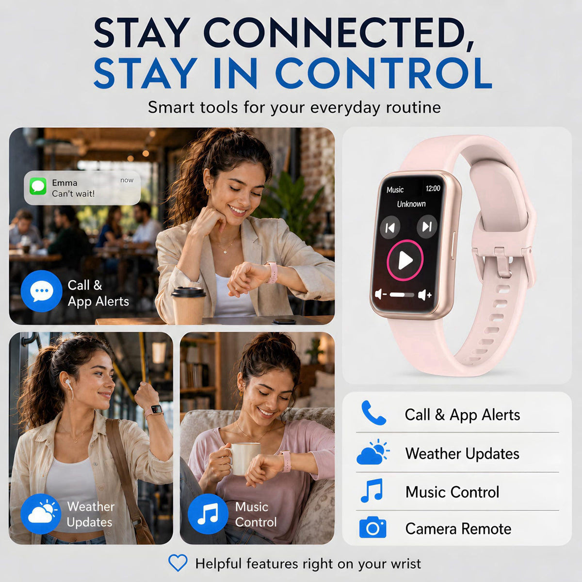Motivaris Fitness Tracker for Men & Women with 1.47” HD Display, Heart Rate & SpO2 Tracking, Sleep & Activity Monitor, 1