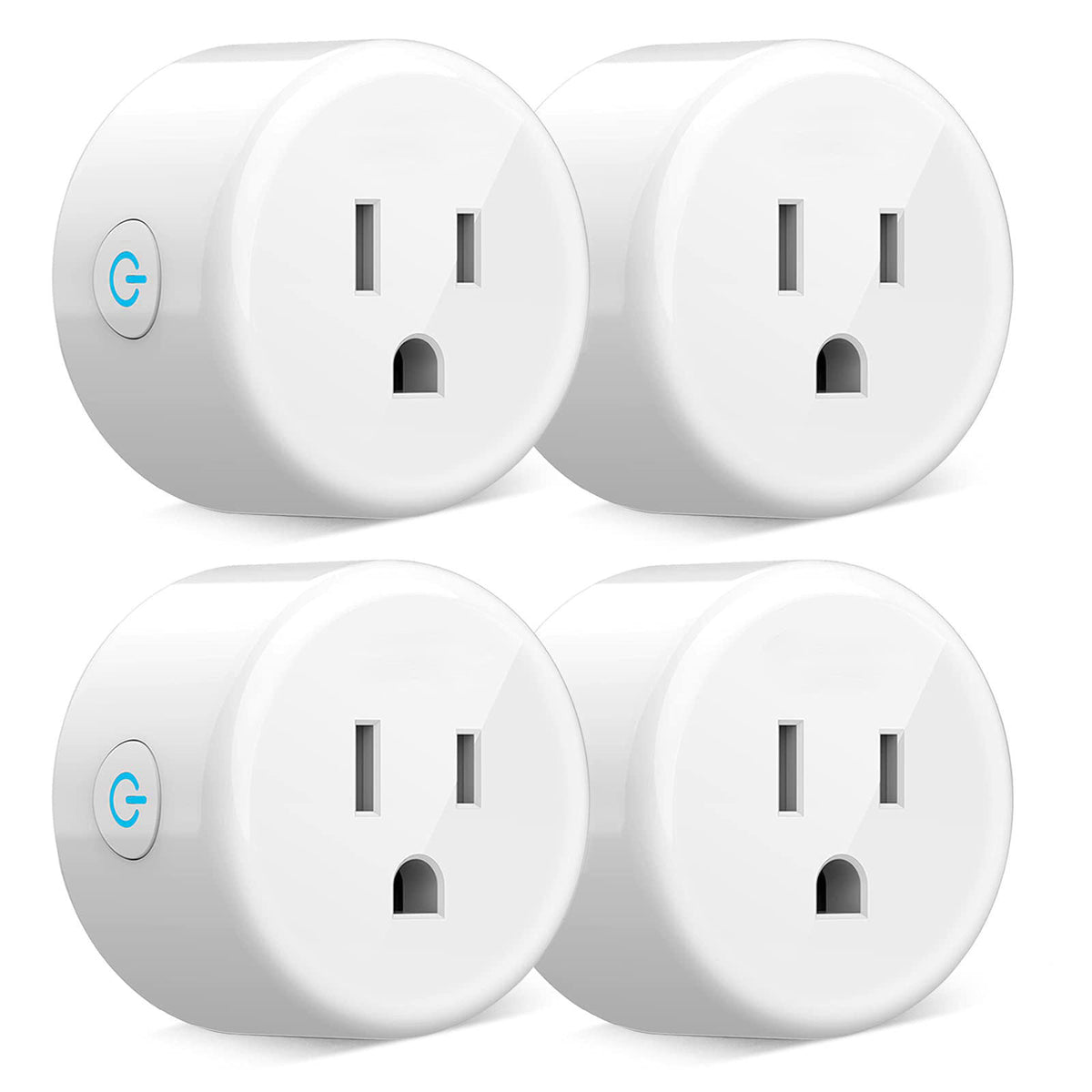 Beantech Smart Plug, WiFi Outlet Socket Compatible with Alexa Google Home, No Hub Required Surge Protection Plug, ETL Ce