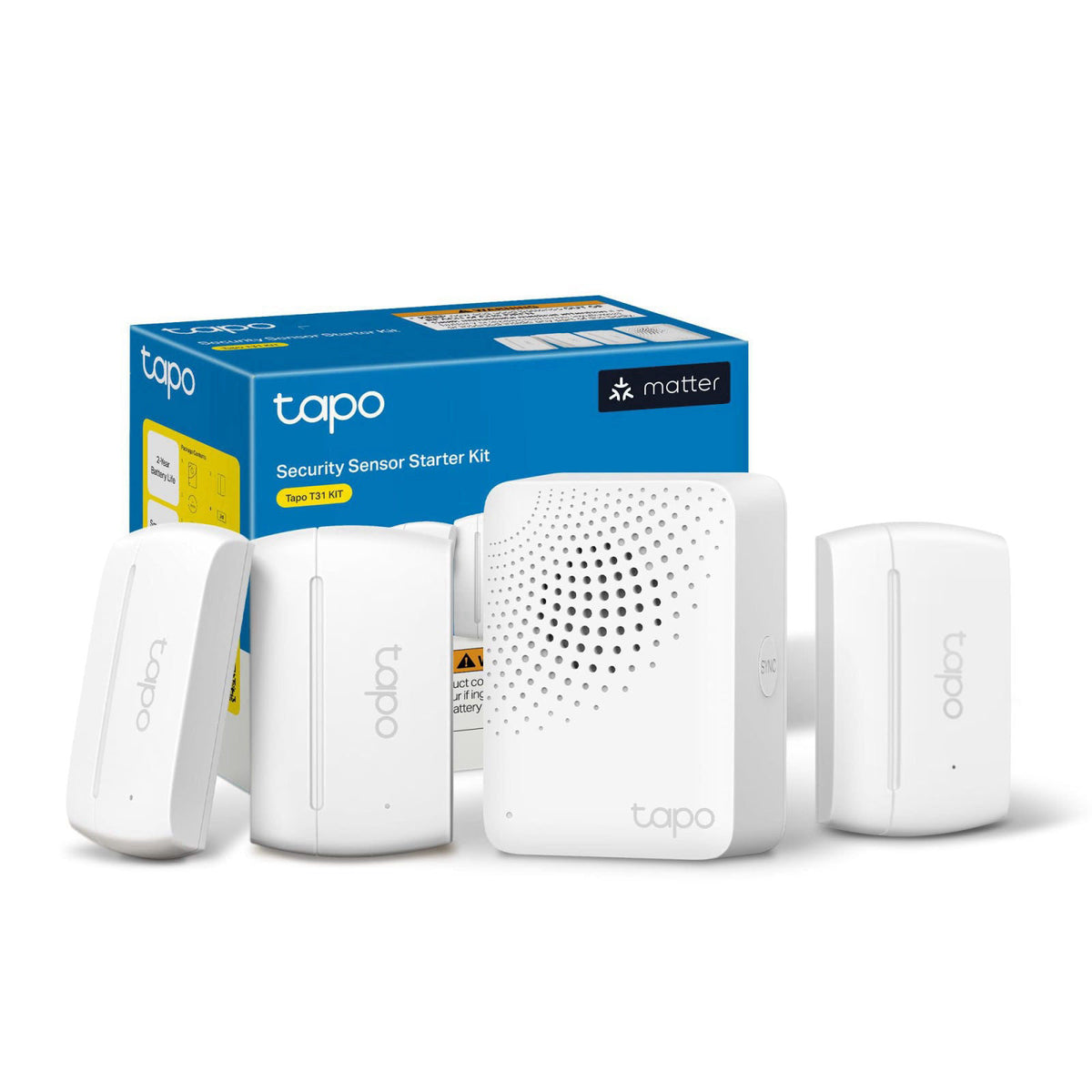 Tapo Door Sensor Starter KIT Matter Compatible 3X Smart Door by Premium Selection