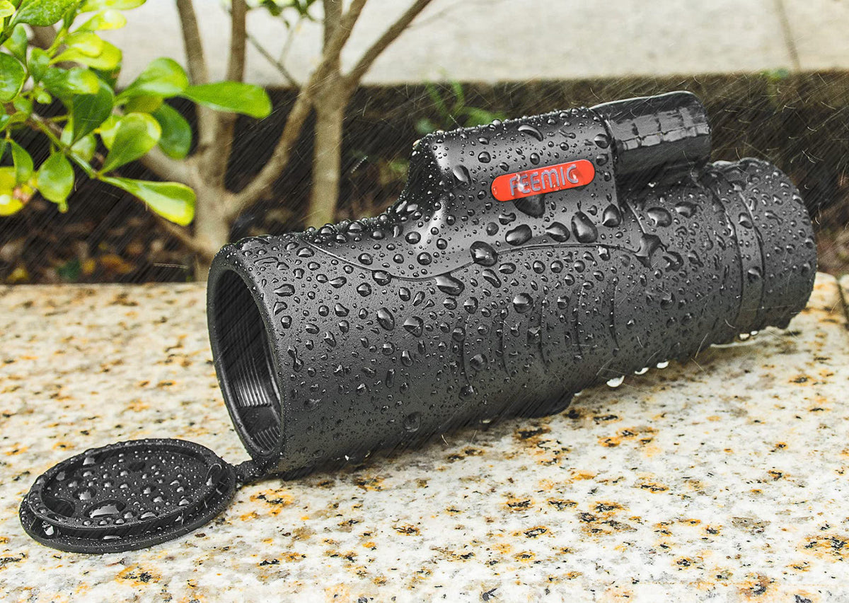 FEEMIC Monocular Telescope High Power 8x42 Monoculars Scope Compact Waterproof Fogproof Shockproof with Hand Strap for A
