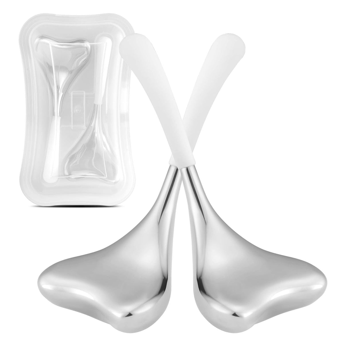Running man Cryo Sticks for Face - Gua Sha and Massage 2-in-1, Ice Globes-Facial Skin Care Tools for Women, Cold Globes 
