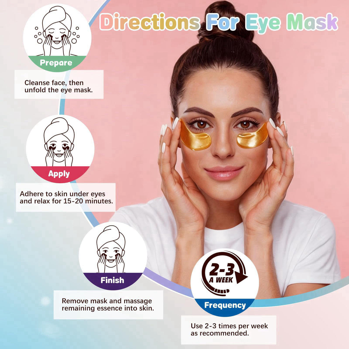 Vetuslumen 120 Pairs Under Eye Patches,Hydrating Eye Mask For Puffy Eyes &Dark Circles – full view