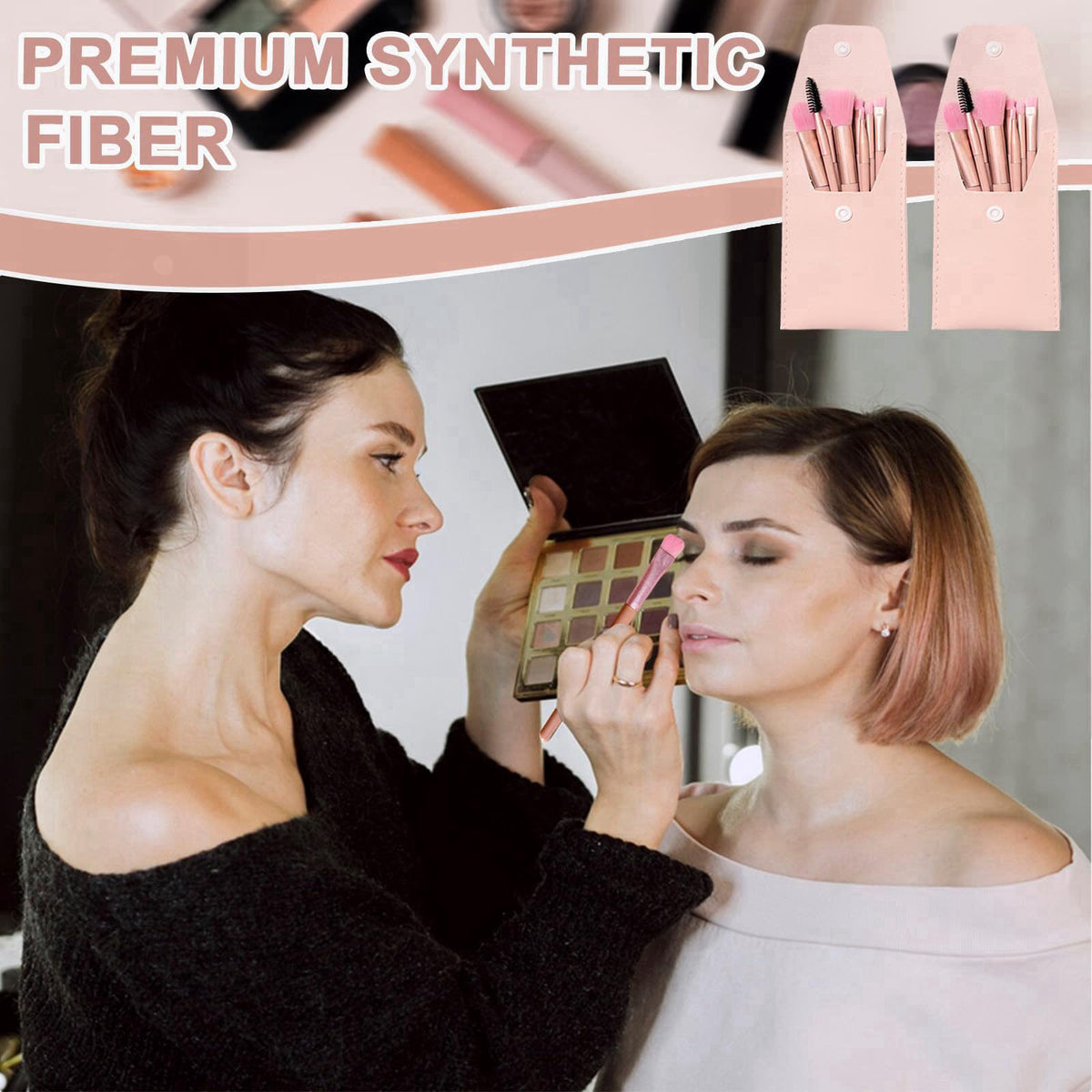 KBTYUDD 20 Sets Makeup Brush Set Bulk Brushes Bag Mini Face Make up Brushes Brushes Bag for Makeup Party Favors Wedding 
