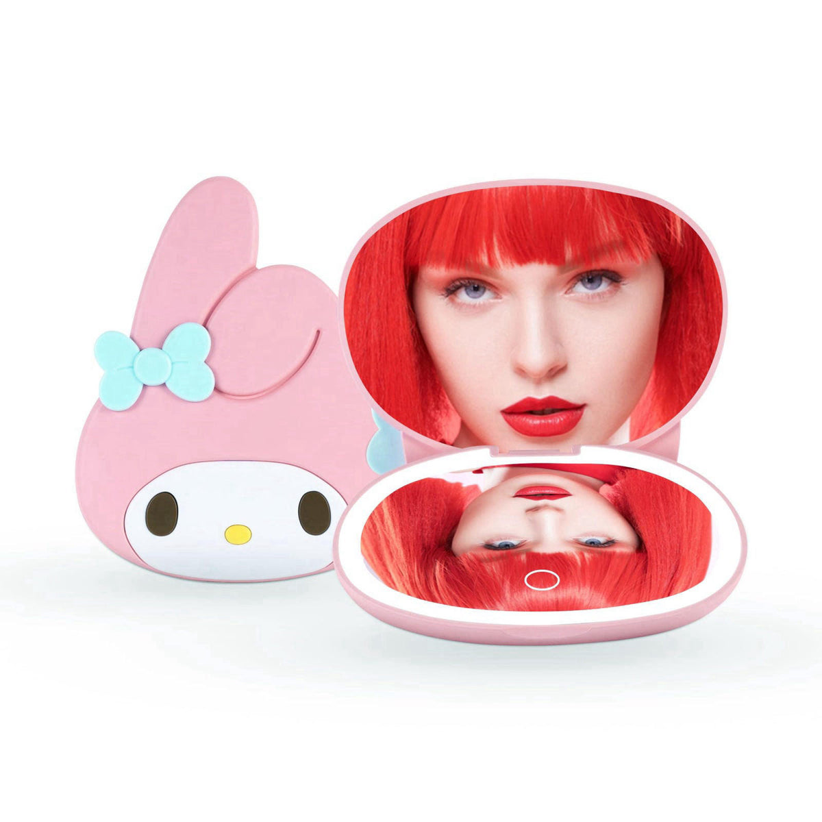 IMPRESSIONS VANITY &middot; COMPANY Impressions Vanity My Melody LED Compact Mirror for Purse, Travel Lighted Makeup Mir