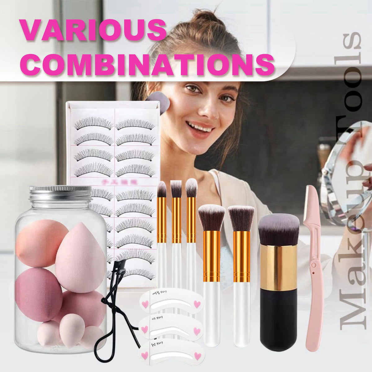 FantasyDay All In One Makeup Kit, Xmas Full Makeup Gift Set for Women Girls – alternate angle