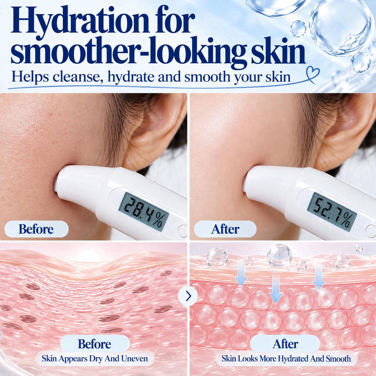 Bilziviro Collagen Skin Care Set for Women & Teens, 10Pcs Hydrating Face Care Kit – alternate angle