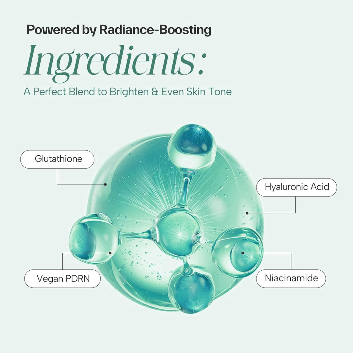 Maybena PDRN Revitalizing skincare Duo - Ampoule 30ml + Cream 50ml – packaging and label