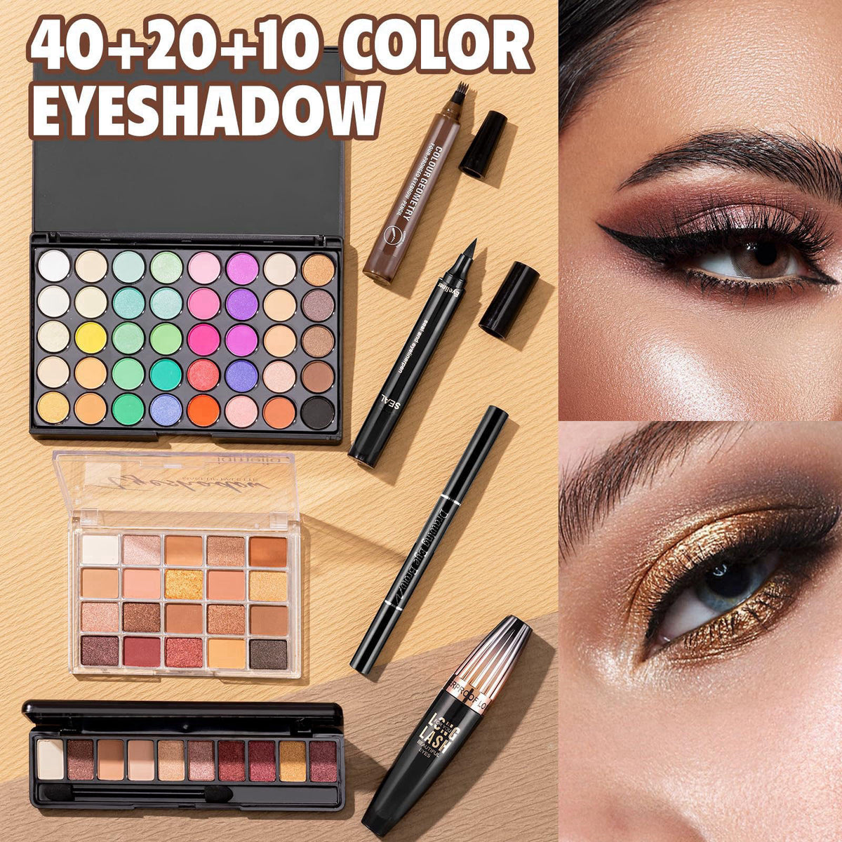 VESPRO Makeup Kit for Women:Foundation Eyeshadow Palette Makeup Brushe Makeup Set – packaging and label