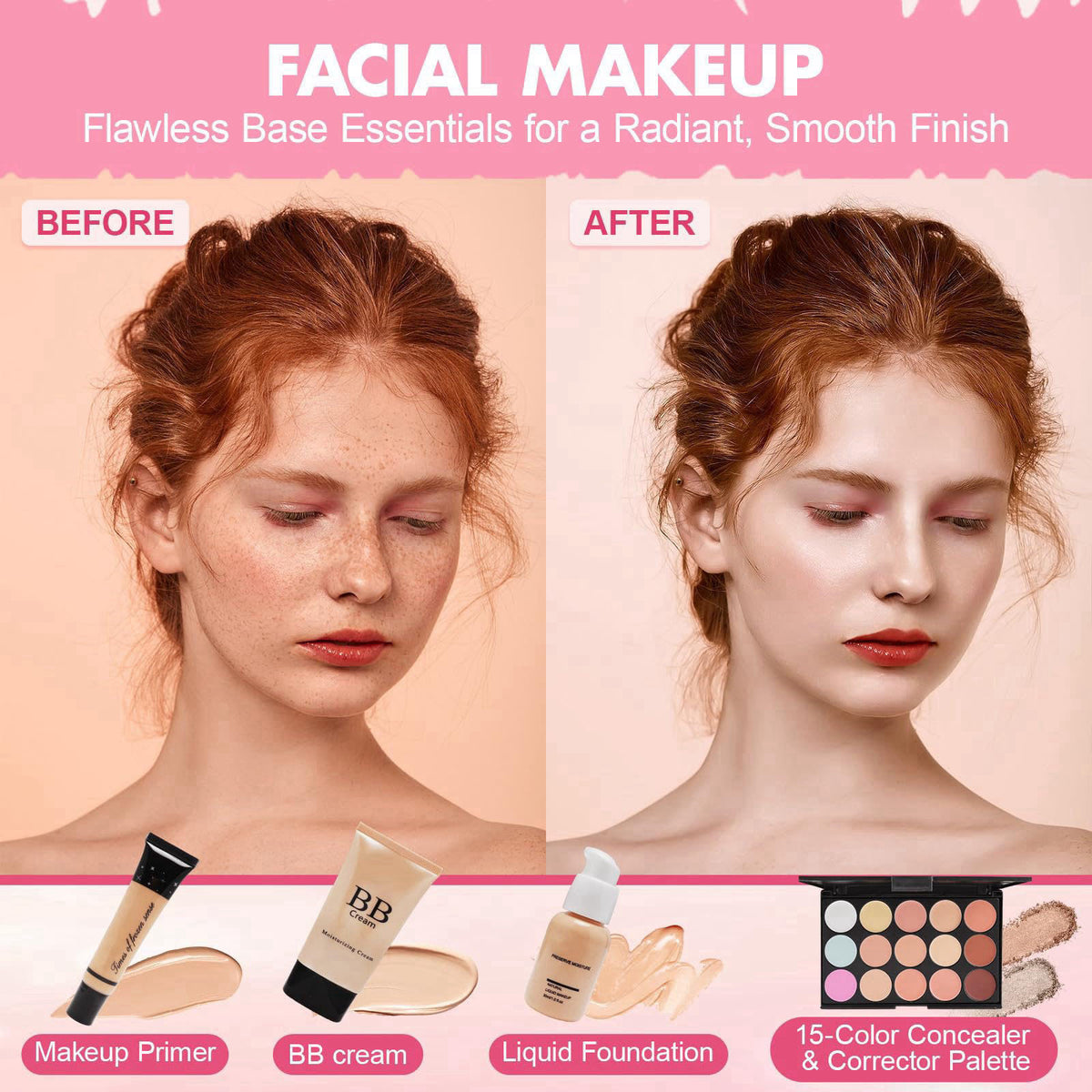 NXPPYY Makeup Kit for Teens & Girls, Makeup Gift Set for Beginners Teenager – packaging and label