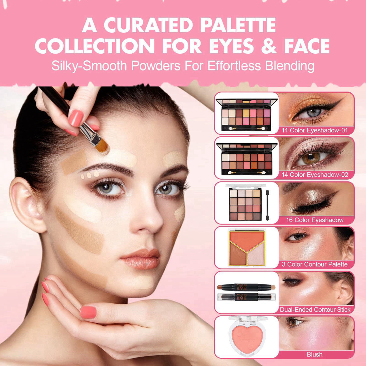 NXPPYY Makeup Kit for Teens & Girls, Makeup Gift Set for Beginners Teenager – full view