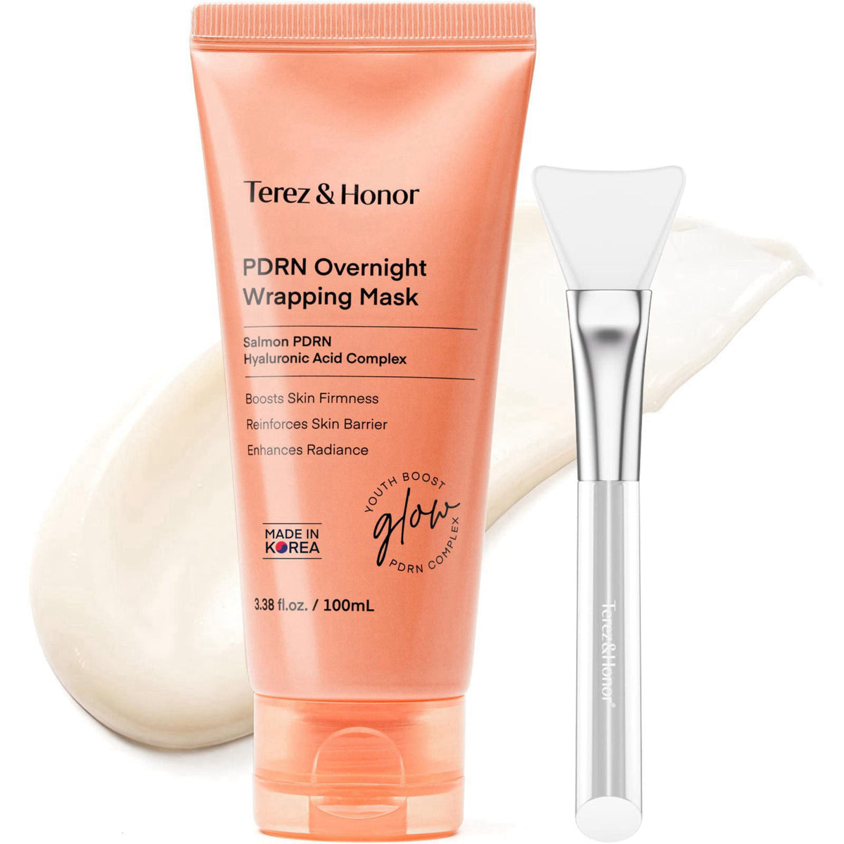 TEREZ & HONOR Under Eye Patches & PDRN Night Wrapping Peel Off Facial Mask Duo Kit – alternate angle