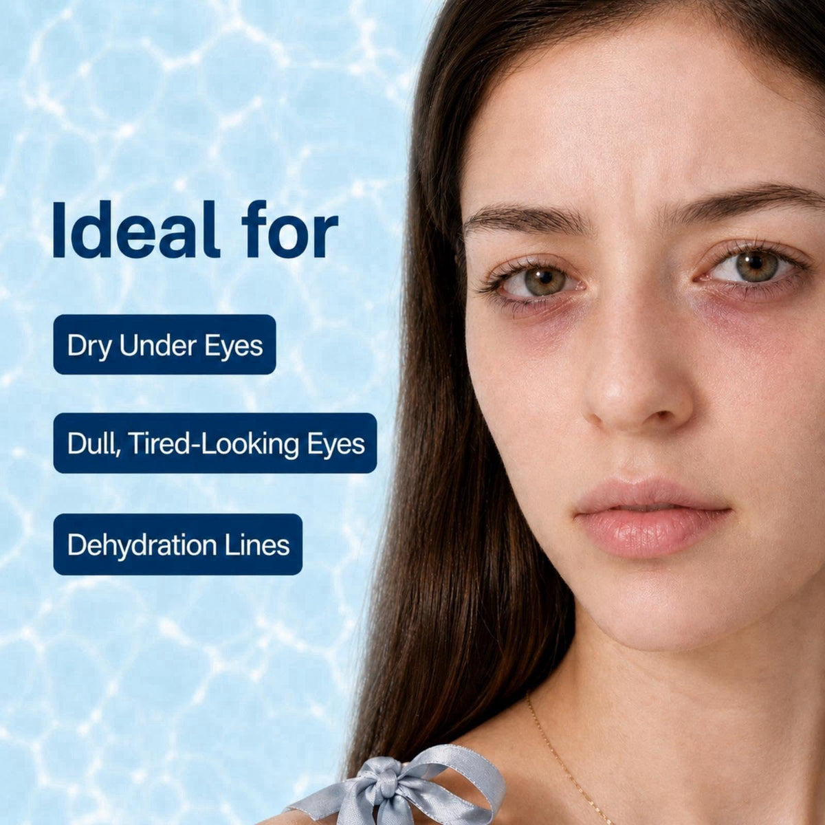TINTARK Ocean Oracle Hydrating Hydrogel Eye Patches, 28 Pairs – back view and specifications