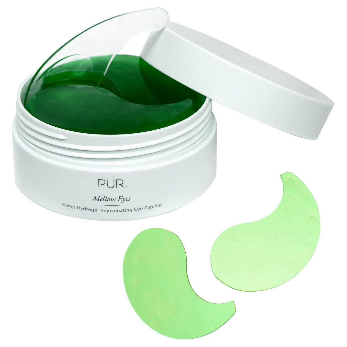 PÜR MINERALS Hydrogel Rejuvenating Under Eye Patches, Mellow Eyes - Hydrates, Plumps & Brightens Under Eye – product pho