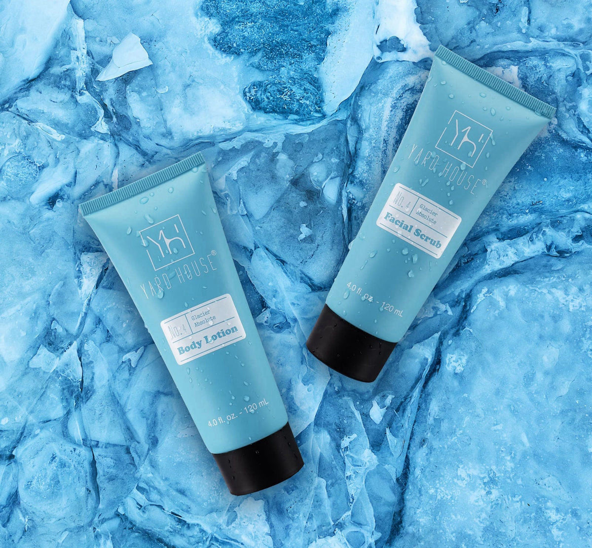 Yard House Bath and Body Mens Gift Set - Glacier Absolute - Premium Fathers Day Birthday Christmas Gifts Ideas For Him -