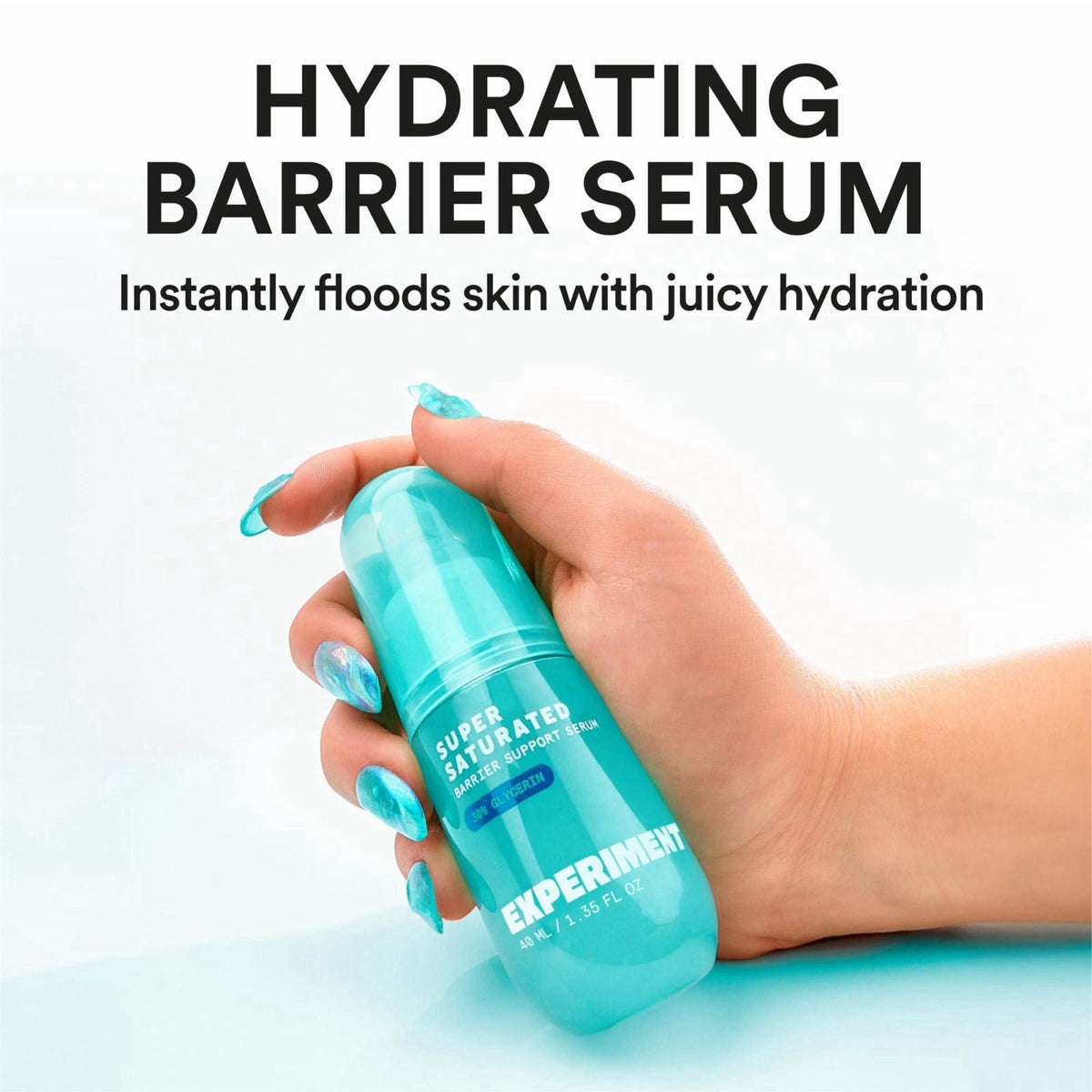 Experiment Super Saturated Ultra Hydrating Barrier Serum Refill – close-up detail