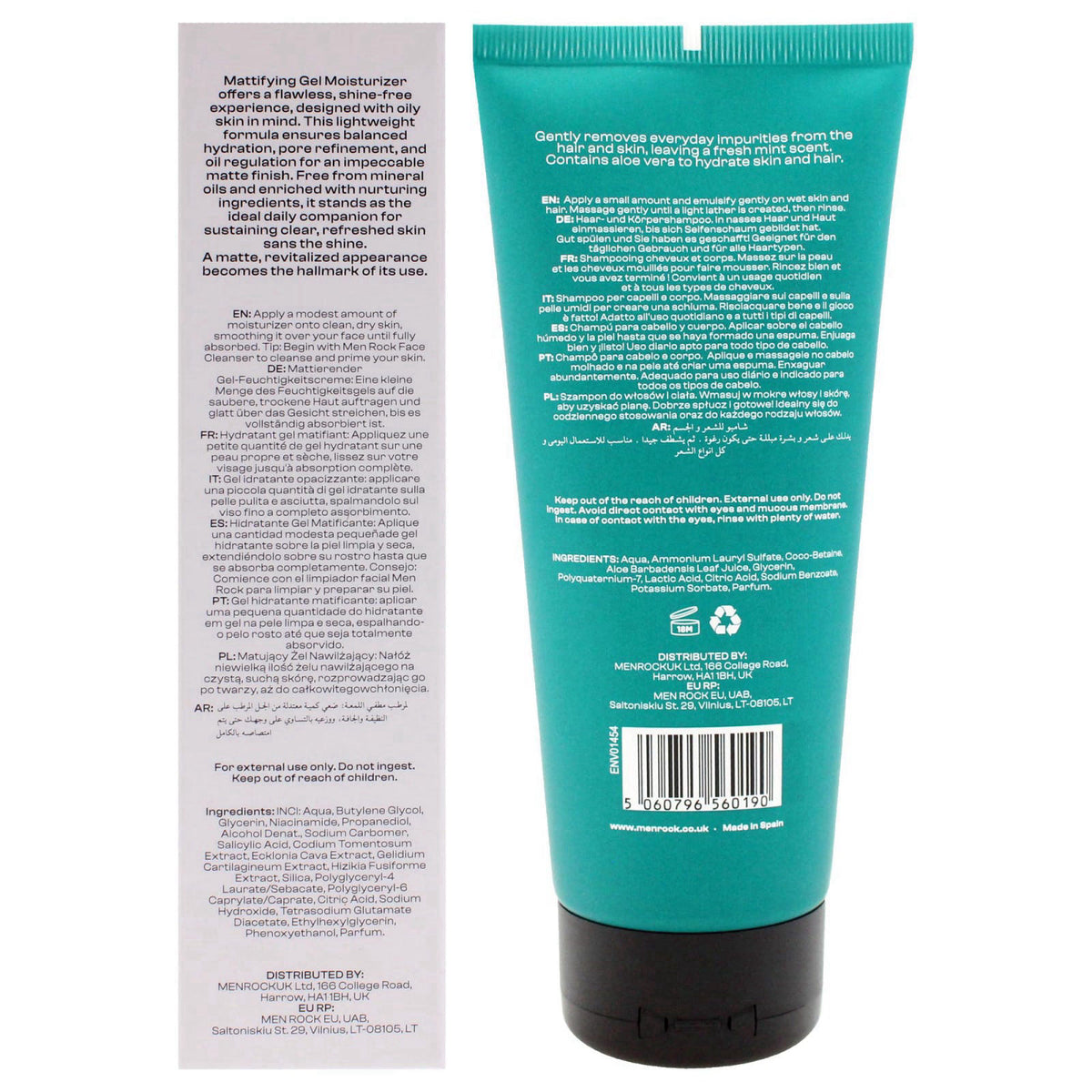 Men Rock Men Rock Kit Premium Gift Set, Complete Care Collection for Men – packaging and label