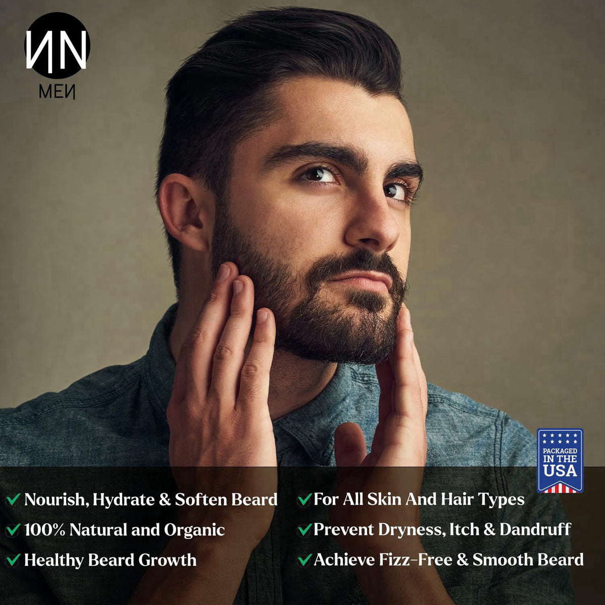 Natnique – Beard Conditioners &amp; Oils on display