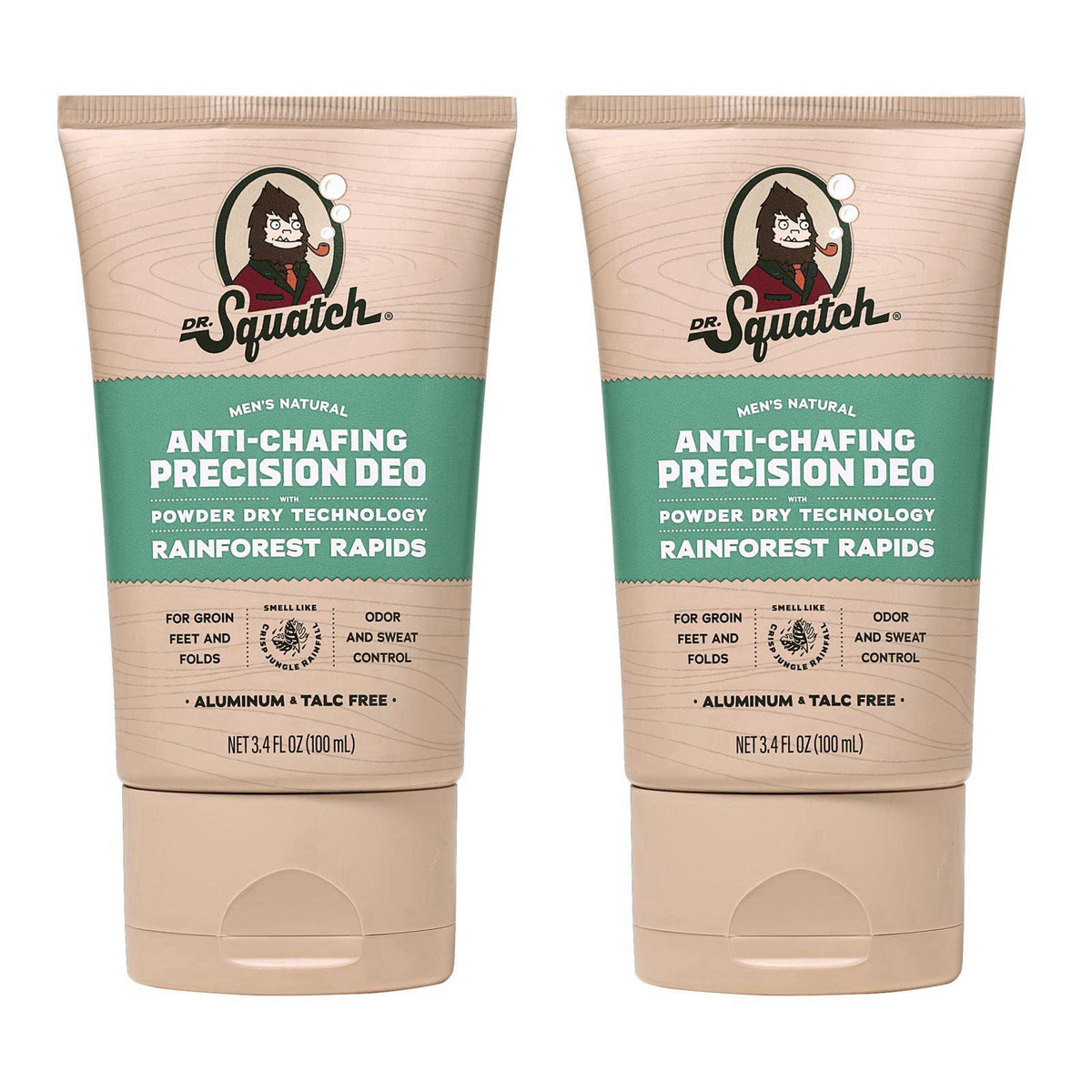 Dr. Squatch Whole Body Men’s Deodorant, Aluminum Free (3.4 fl oz, 2-Pack) – product photo (Lotions)
