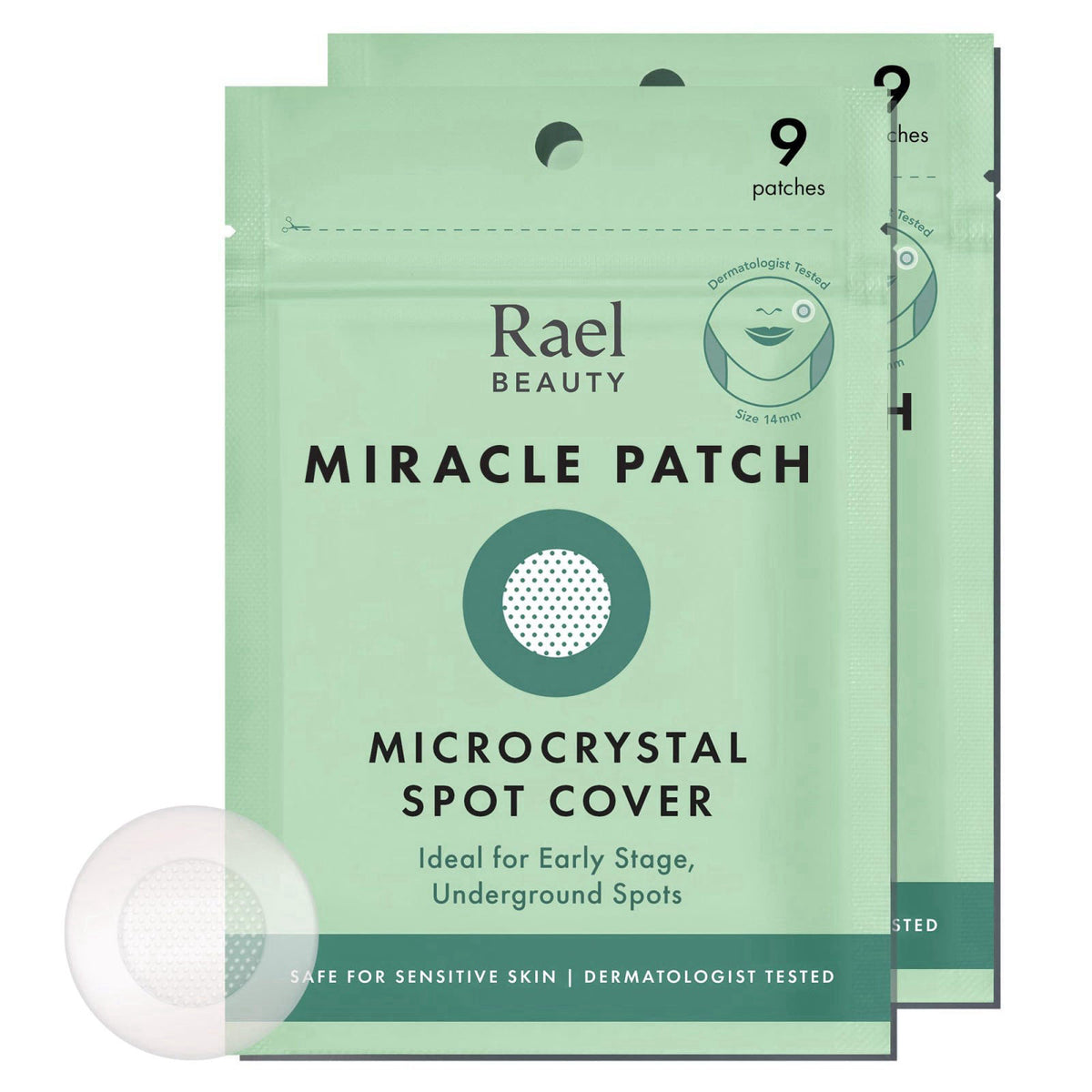 Rael Miracle Microcrystal Spot Cover Hydrocolloid Pimple Patches (18 Ct) – product photo (Pore Cleansing Strips)