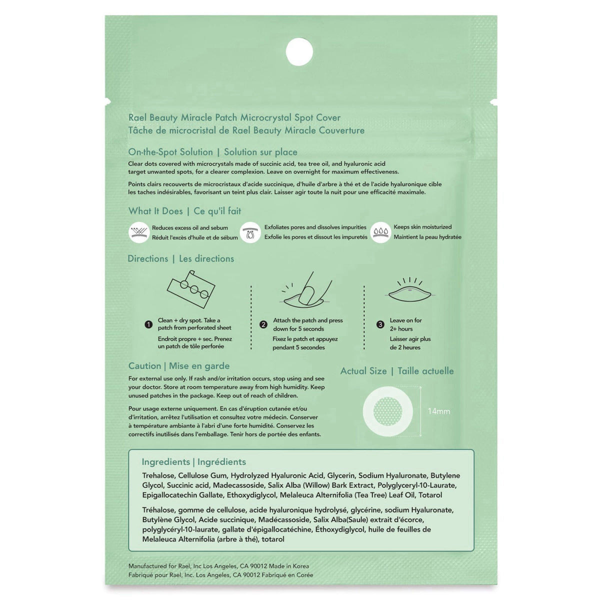 Rael – Pore Cleansing Strips on display