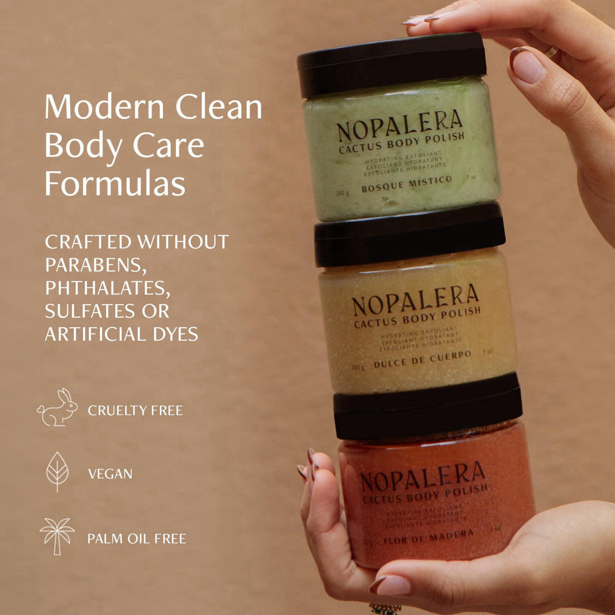 Nopalera Cactus Body Scrub and Exfoliator, Dulce De Cuerpo, 7 oz – alternate angle