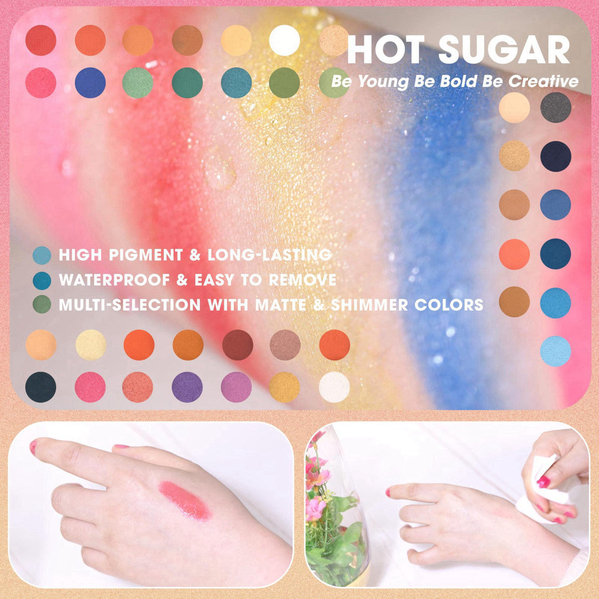 Hot Sugar – Makeup Sets on display