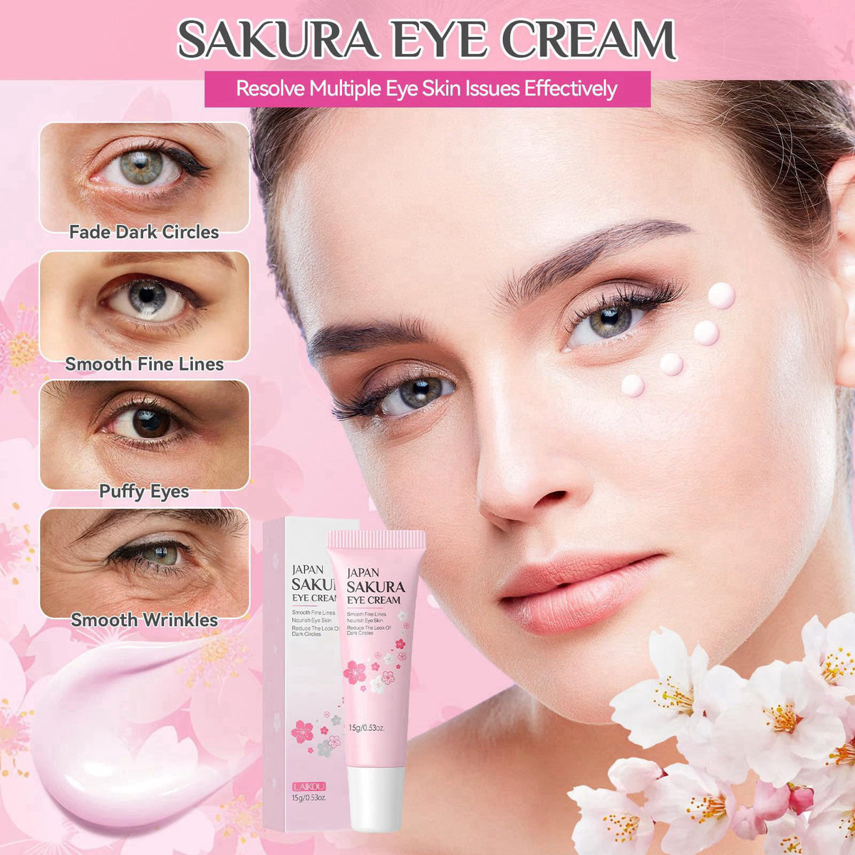 Ofanyia 29Pcs Sakura Skincare Set, Skincare for Girls 10-12, Complete Skincare Routine for Clean, Soft and Hydrated Skin