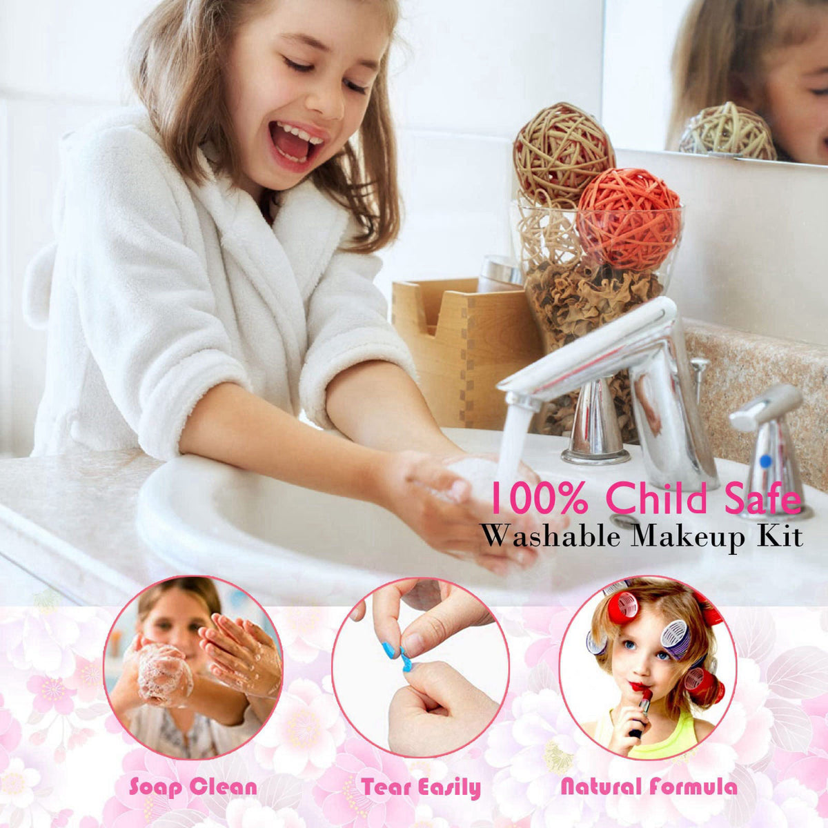 RIPIFAIRY Kids Makeup Sets for Girls - Kids Makeup Sets for Girls 5-8 – alternate angle
