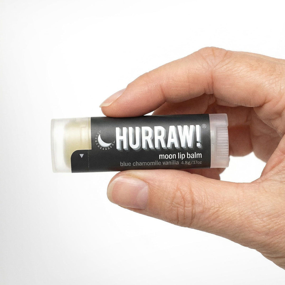 Hurraw! Moon Night Treatment (Blue Chamomile, Vanilla) Lip Balm, 5 Pack: Organic, Certified Vegan, Cruelty and Gluten Fr