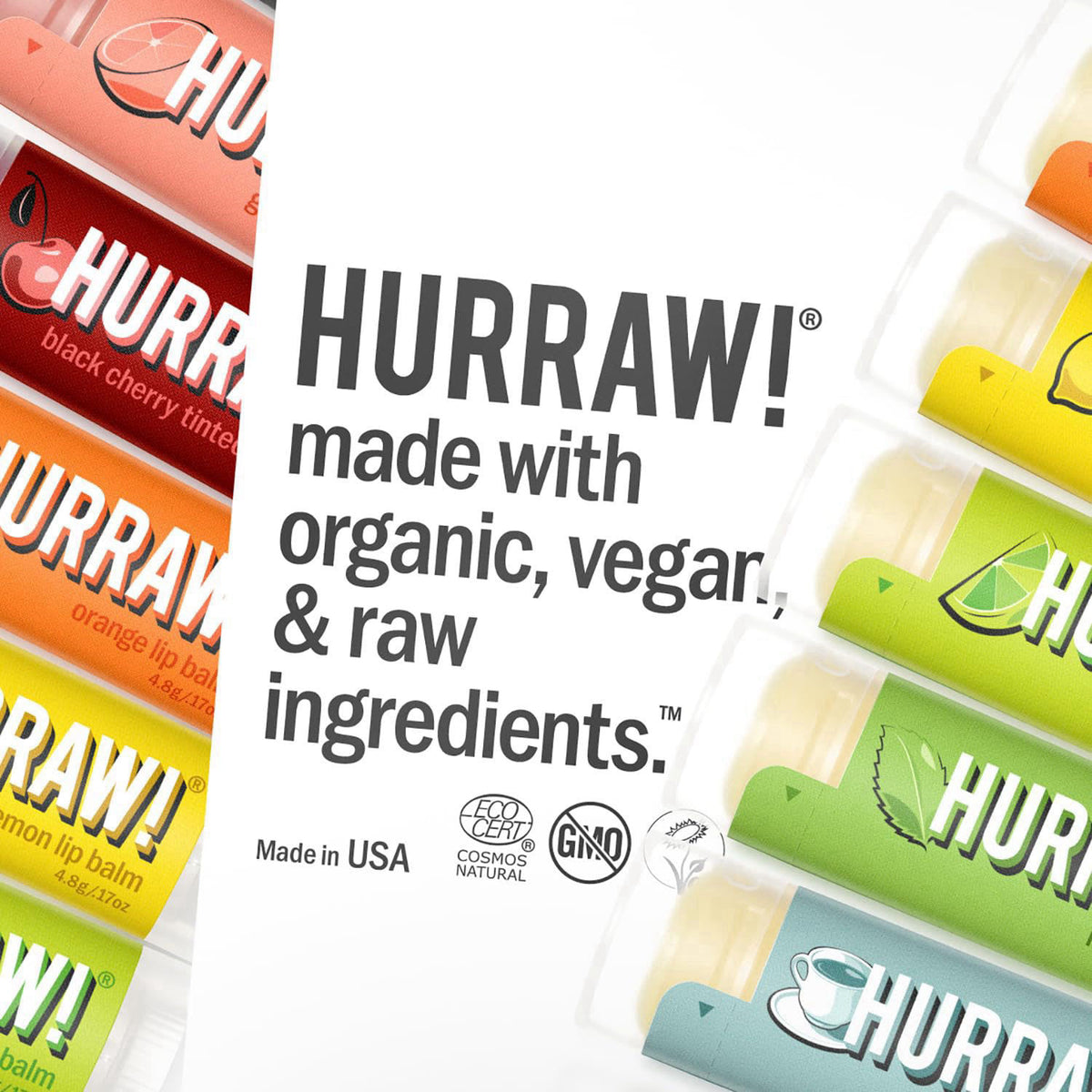 HURRAW! – Balms &amp; Moisturizers on display