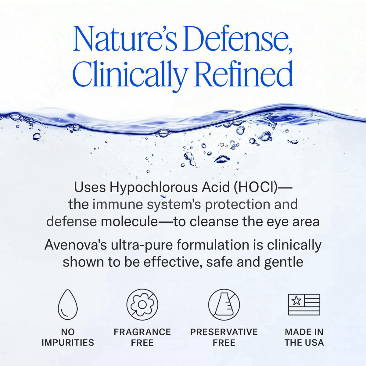 Avenova Eyelid Spray Cleanser for Lid & Lash, 20 ml Bottle – packaging and label