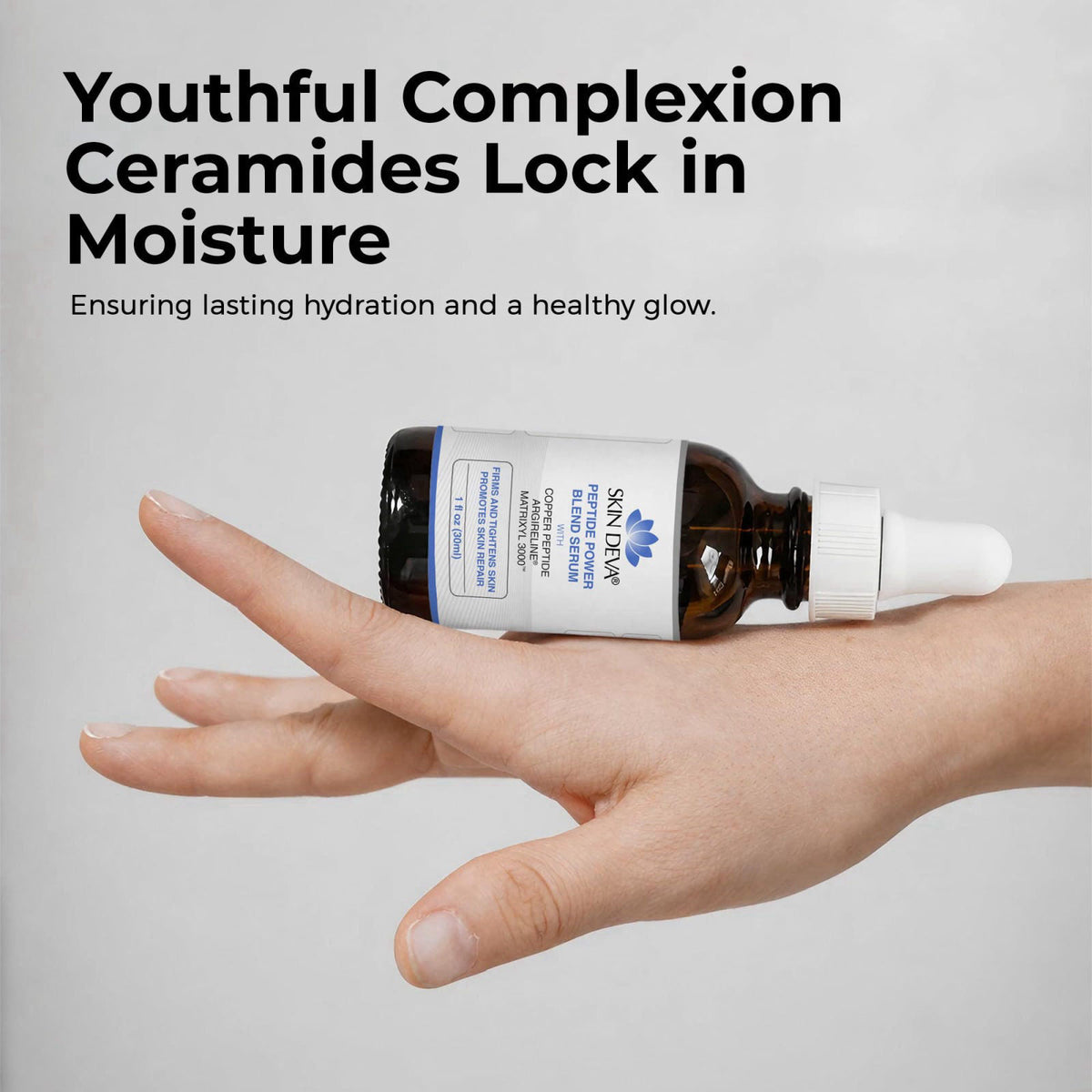 SKIN DEVA – Serums on display